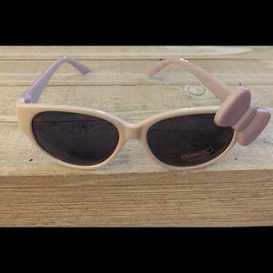Kids Girls Sunglasses Sunnies White with Bow
